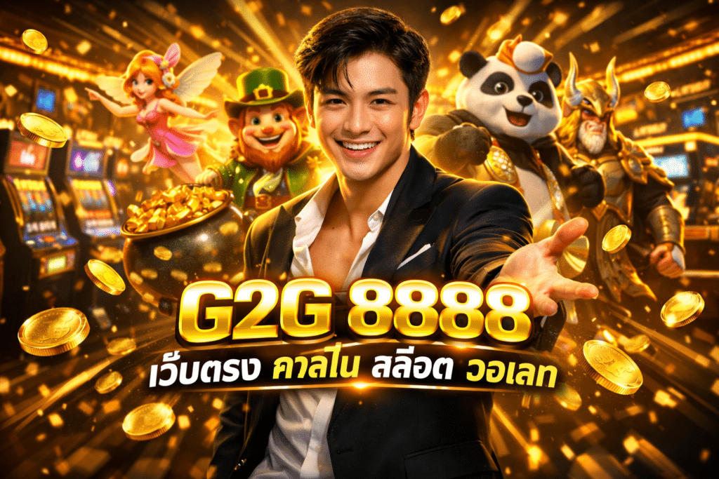 G2G 8888 เว็บตรง คาสิโน สล็อต วอเลท ปลอดภัยสูงสุด