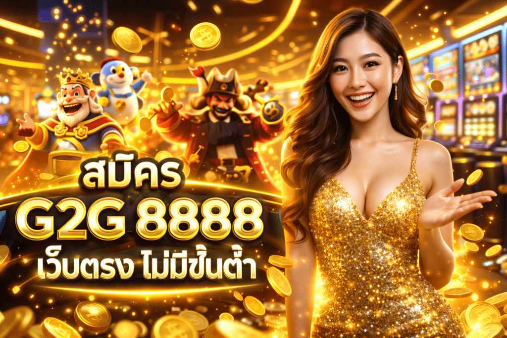 สมัคร G2G 8888 เว็บตรง ไม่มีขั้นต่ำ เล่นได้ทันที