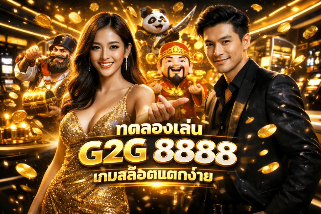 ทดลองเล่น G2G 8888 เกมสล็อตแตกง่าย ทดลองเล่นได้